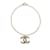 Bracelet Chanel CC en or Or jaune Doré  ref.1228497