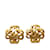 Clipe Chanel CC dourado em brincos Banhado a ouro  ref.1228498