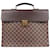 Louis Vuitton Damier Ebene Altona GM Business-Tasche Braun Leinwand  ref.1228513