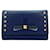 MCM Leather Wallet Dark Blue Blue Wallet Wallet Card Holder Case Medium  ref.1228540