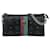MCM Bag Bolso de hombro Bolso de hombro con estampado de logotipo negro Clutch pequeño  ref.1228544