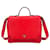 MCM Saffiano Leather Crossbody Bag Red Silver Bag Handbag Shoulder Bag  ref.1228560