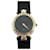 Gucci 4500 L Reloj de Mujer Reloj de Pulsera Reloj Swiss Made Negro Oro Cuero  ref.1228590