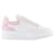 Sneakers Ibride Oversize - Alexander McQueen - Pelle - Bianca/pink Bianco Vitello simile a un vitello  ref.1228622