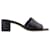 Seal Heeled Sandals - Alexander McQueen - Leather - Black Pony-style calfskin  ref.1228650