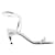 Seal Heeled Sandals - Alexander McQueen - Leather - Silver Silvery Metallic Pony-style calfskin  ref.1228668
