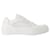 Deck Sneakers – Alexander McQueen – Kalbsleder – Weiß Kalbähnliches Kalb  ref.1228675