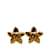 Chanel Pendientes de clip con estrella CC Dorado Metal  ref.1228712