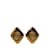 Chanel CC Clip On Brincos Brincos de metal em bom estado Dourado  ref.1228719