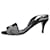 Hermès Black slingback Oran sandal heels - size EU 38 Leather  ref.1228736