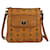 MCM Visetos Messenger Bag Handbag Shoulder Bag Crossbody Bag Cognac Small  ref.1228754
