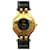 MCM Damen Leder Armbanduhr Watch Armbanduhr Uhr Swiss Made Steel Schwarz Gold Gold hardware  ref.1228763