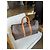 Louis Vuitton Keepall 45 Braun Monogram Canvas Leder - Ansicht 2