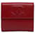Carteira compacta Chanel Red CC Caviar Vermelho Couro  ref.1228810