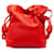 Loewe Red Flamenco Knot Crossbody Bag Leather Pony-style calfskin  ref.1228824