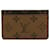 Porta-cartões Louis Vuitton Brown Monogram Reverse Marrom Lona  ref.1228843