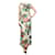 Dolce & Gabbana Mehrfarbiges, ärmelloses Kleid mit Blumenmuster – Größe UK 8 Mehrfarben Baumwolle  ref.1228874