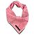 Yves Saint Laurent YSL Bandana Bufanda Mujer Algodón Rosa Rosa Gris Flor - vista 4