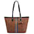 MCM Top Zip Mini Shopper Bag Bolso de hombro Bolso con asa marrón Pequeño Castaño  ref.1228890