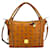 MCM 2Way Studded Bag Bag Cognac Shoulder Bag Handbag Handle Bag Rivets  ref.1228894