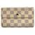Louis Vuitton Damier Azur Case Purse Wallet Crème Gris + Boîte Multicolore  ref.1228913