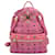 Mcm Stark Backpack 2 inch 1 Mochila pequena bolsa com estampa de logotipo rosa pochette  ref.1228933