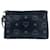 MCM Visetos Etui Pochette mini Bag Neceser pequeño negro plateado Hardware de plata  ref.1228939