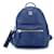 MCM Leather Backpack Backpack Dark Purple Purple Silver Small  ref.1228941