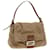 FENDI Mamma Baguette Shoulder Bag Wool Beige Auth 64454  ref.1228966