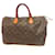 Louis Vuitton Speedy 35 Monogram - MB844 Brown Leather  ref.1229110
