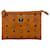 MCM Heritage Etui Pochette Mini Bag Clutch Cosmetic Bag Petit sac Cognac  ref.1229111