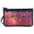 MCM Visetos Etui Pochette Mini Bag Cosmetic Bag Piccola borsa viola rosa Pochette Multicolore  ref.1229120