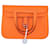 Hermès Hermes Orange Poppy Halzan Bag Leather  ref.1229159