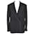 Fendi Black Double Breasted Gabardine Blazer Wool  ref.1229179