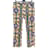 Autre Marque MAX MARA WEEK-END Pantalon T.International M Coton Multicolore  ref.1229346