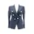 BALMAIN Giacche T.fr 38 WOOL Blu Lana  ref.1229362