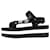 Marni Black platform striped sandals - size EU 40  ref.1229377