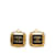 Clipe Chanel Gold Square CC em brincos Dourado Metal Banhado a ouro  ref.1229414