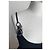 Costume da bagno intero nero Christian Dior con ciondolo D argento - vista 2