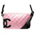 CHANEL CAMBON LINE POUCH HANDBAG IN PINK QUILTED LEATHER HANDBAG  ref.1229522