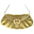 Céline CELINE POCHETTE BUCKLE HANDBAG IN GOLD LEATHER GOLDEN BUCKLE POUCH BAG  ref.1229527