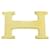 Hermès NEUF BOUCLE DE CEINTURE HERMES H EN METAL DORE POLI 32MM GOLDEN BUCKLE BELT NEW Métal Doré  ref.1229611
