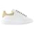 Sneakers Oversize - Alexander McQueen - Pelle - Beige Vitello simile a un vitello  ref.1229663