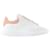 Oversized Sneakers - Alexander Mcqueen - Leather - White Pony-style calfskin  ref.1229675