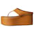 Simon Miller Orange platform thong sandals - size EU 37 Leather  ref.1229700