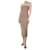Autre Marque Light brown tube dress - size M Viscose  ref.1229718