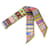 Hermès twilly Soie Multicolore  ref.1229730