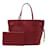 Louis Vuitton Neverfull MM Red Leather  ref.1229830