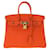 Hermès HERMES BIRKIN 25 Orange Leder  ref.1229886