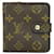 Zip Louis Vuitton Compact Marrone Tela  ref.1230012